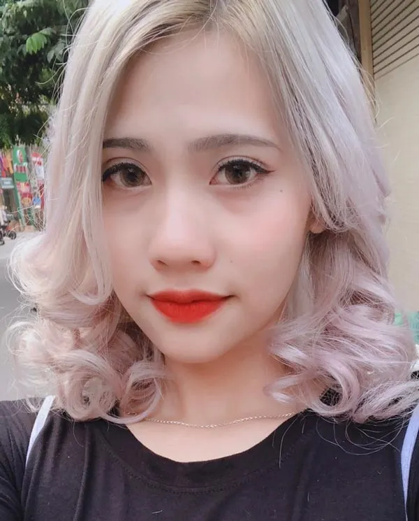 Công thức nhuộm tóc màu khói hồng cá tính