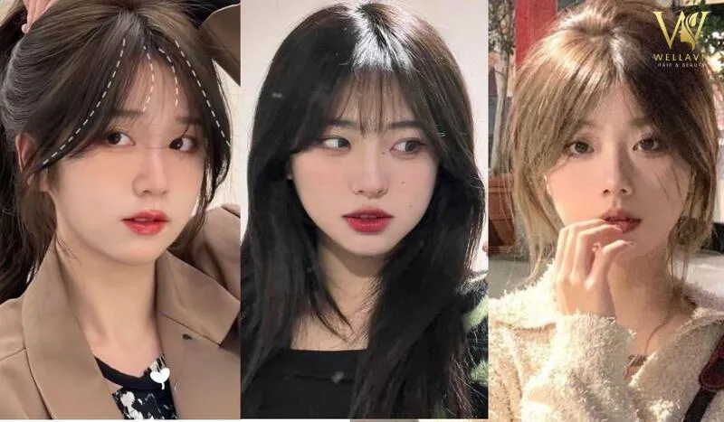 Cuốn tóc mái xinh như sao Hàn