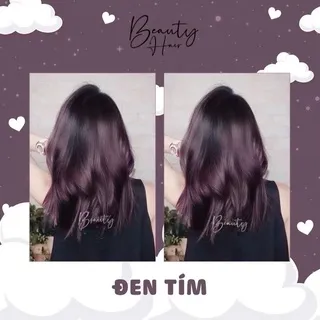 Màu Tím Trầm Sang Trọng Giảm Thiểu Số Lần Tẩy Tóc Đen Để Nhuộm