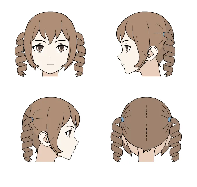 17 cách vẽ tóc xoăn anime siêu hot với lời giải thích chi tiết