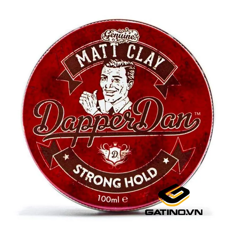 Hộp sáp Dapper Dan Matt Clay màu vàng đồng, một lựa chọn phổ biến cho tóc ngắn