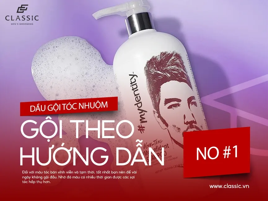 Dầu gội cho tóc nhuộm giúp giữ màu bền và chắc khỏe