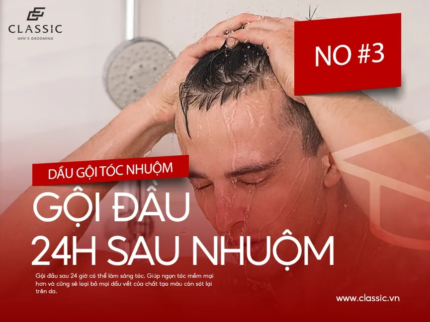 Sau khi dùng dầu gội cho tóc nhuộm, hãy dùng mặt nạ tóc để phục hồi