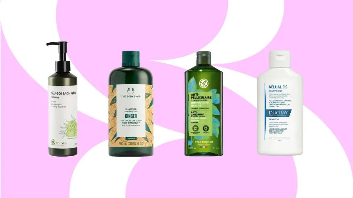 Bộ sản phẩm chăm sóc tóc cơ bản trước khi thực hiện cách uốn tóc tự nhiên tại nhà