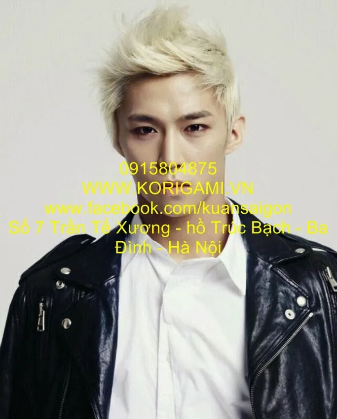 Nam giới châu Á với mái tóc layer được cắt gọn gàng theo kiểu Hàn Quốc