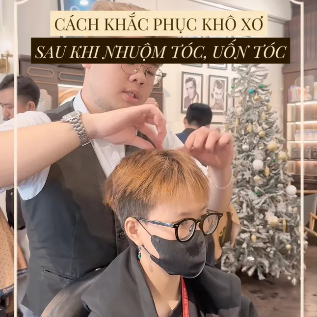 Sử dụng dầu dưỡng tự nhiên là cách khắc phục tóc khô xơ hiệu quả