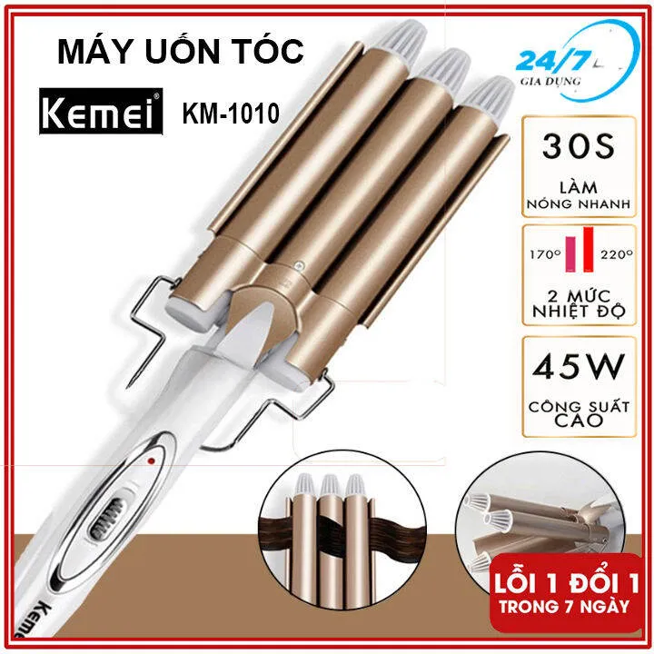 Máy uốn tóc sóng nước mini tiện dụng