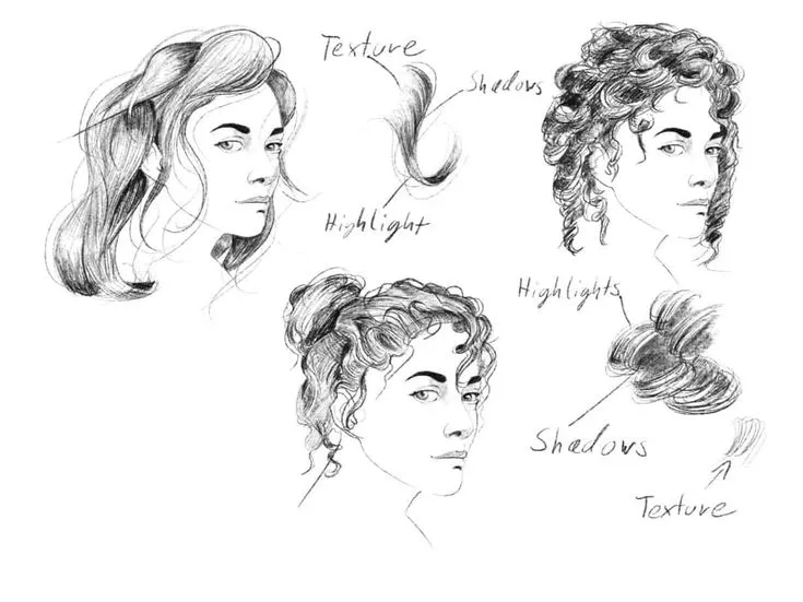 Vẽ tóc xoăn làm sao để tạo ra những kiểu tóc anime độc đáo và đỉnh cao