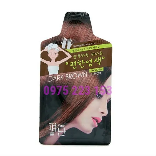 Dầu gội nhuộm tóc thảo dược Pyeonan của Hàn Quốc