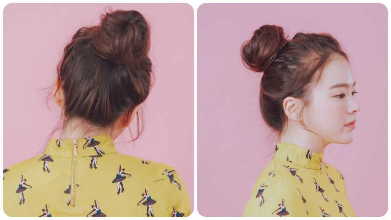 Tóc Búi Củ Hành Gọn Gàng, Trẻ Trung Cho Học Sinh