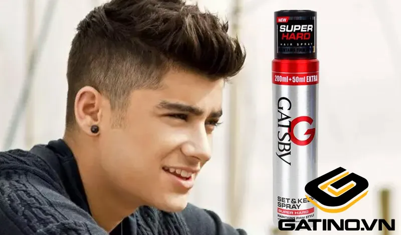Gôm xịt tóc Gatsby Nhật Bản Super Hard chuyên giữ nếp cho các kiểu tóc khó tính