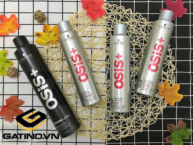 Bảng phân loại độ cứng của các dòng sản phẩm gôm xịt tóc Osis+