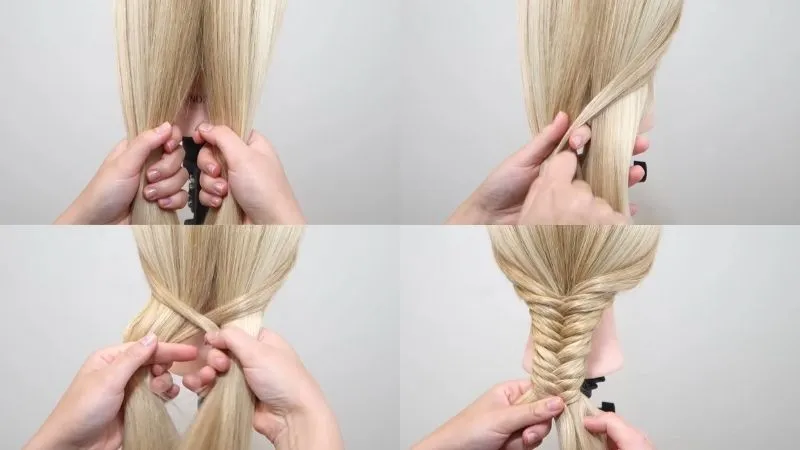 Để tăng độ tinh xảo cho bím tóc xương cá, cần duy trì lực tay đều đặn và chọn lọn tóc nhỏ nhất có thể