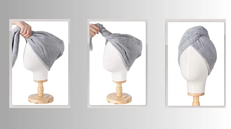 Cách quấn khăn trùm đầu kiểu vỏ ốc