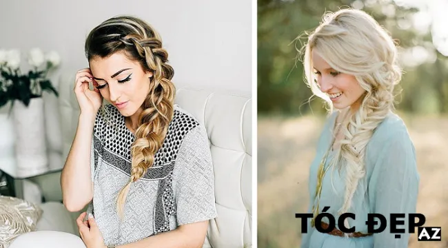 Kiểu Tóc Tết Đuôi Sam Cổ Điển Rất Đẹp Và Thanh Lịch