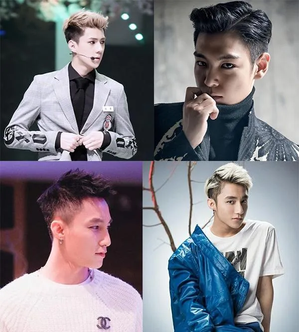 Tóc nam undercut phong cách, có thể kết hợp 2 mái