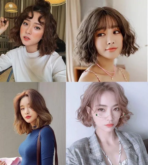 Kiểu tóc xoăn ngắn mới lạ năng động