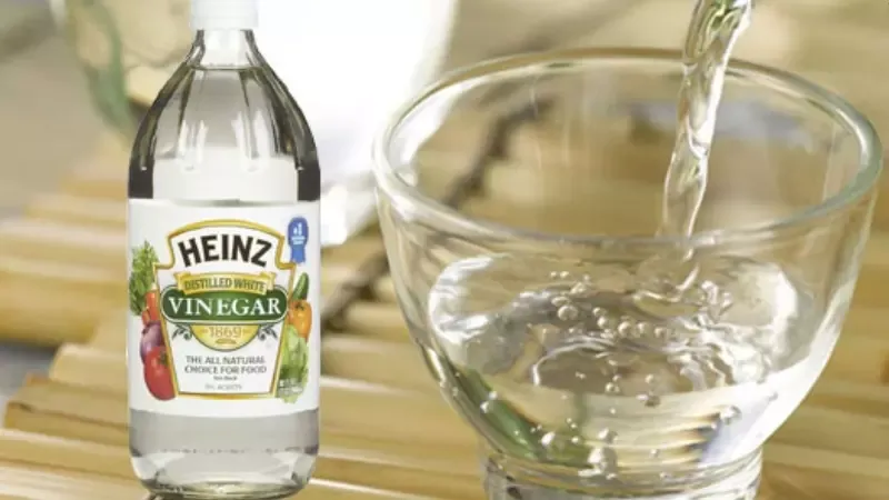 Sử dụng giấm trắng