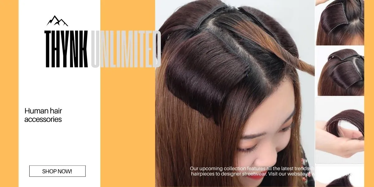 Kẹp tóc giả làm phồng tóc giúp mái tóc bồng bềnh hơn