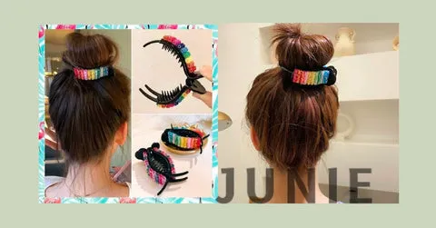 Búi tóc củ tỏi đơn giản dành cho tóc ngắn cá tính