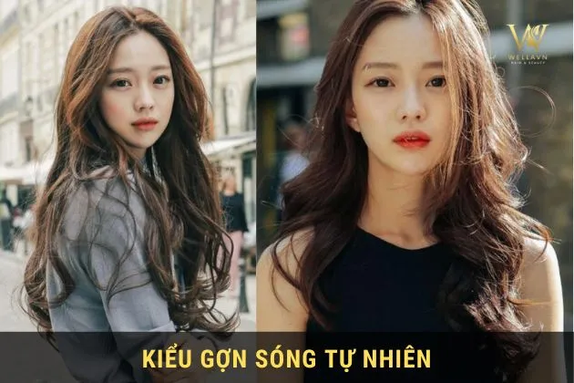 Kiểu tóc uốn gợn sóng tự nhiên