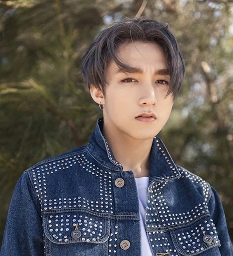 Mẫu tóc nam Hàn Quốc 2 mái lãng tử