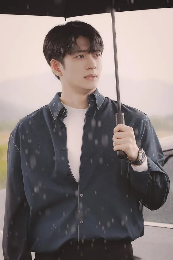 Hình ảnh tổng thể về kiểu tóc Middle Part sau khi hoàn thiện