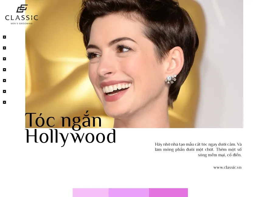 Kiểu tóc ngắn đẹp cho nữ cá tính thể hiện phong cách