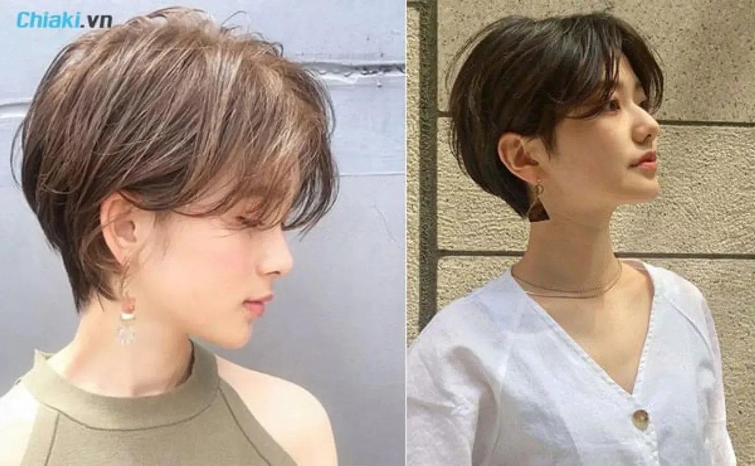 Kiểu tóc Pixie cá tính, vẫn có thể áp dụng bím tóc tết sát da đầu ở mái