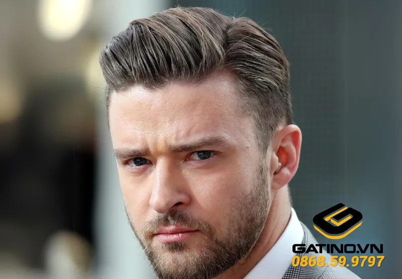 Kiểu tóc Undercut Pompadour với phần mái được vuốt ngược bồng bềnh