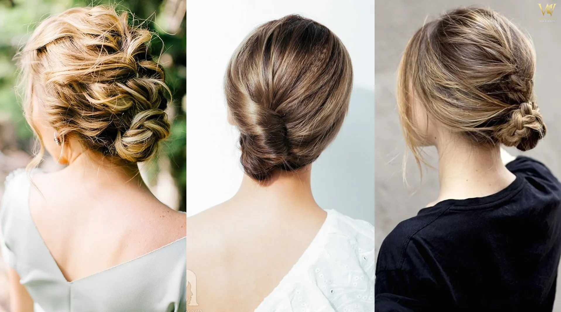 Kiểu tóc vặn xoắn búi gọn thanh lịch cho dịp đặc biệt