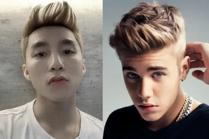 Hình ảnh minh họa các kiểu tóc vuốt dựng phù hợp với ba dáng mặt cơ bản: Tròn, Dài và Vuông