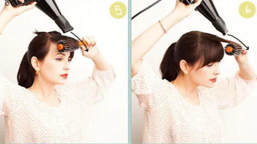 Dùng Lược Chải Sạch Mái Tóc Khi Tóc Bị Bết Dính Hoặc Mất Nếp