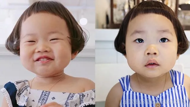 Tóc ngắn mái ngố đầu nấm ngộ nghĩnh, cách làm tóc cho bé gái tóc ngắn