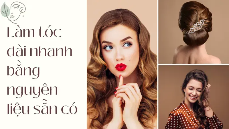 Kích thích mọc tóc nhanh trong 1 tháng bằng nguyên liệu tự nhiên