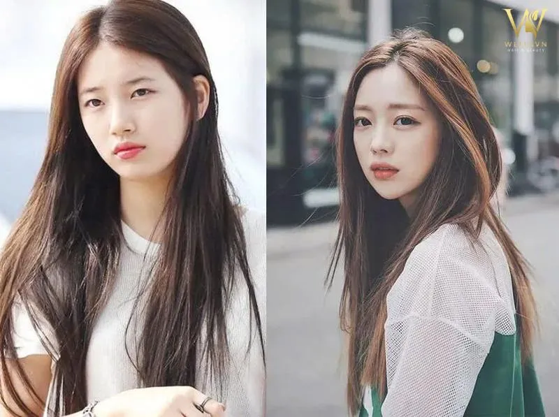 Chải tóc ướt nhẹ nhàng là một cách xả tóc uốn tại nhà đơn giản