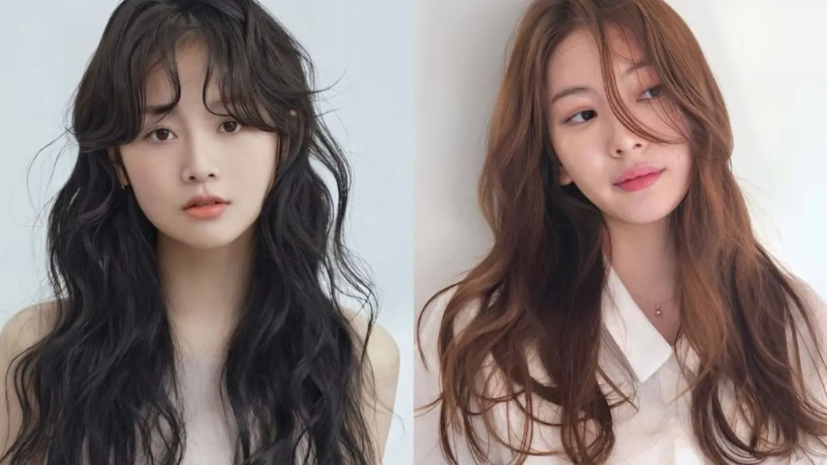 Kiểu tóc xoăn sóng nhẹ nhàng nữ tính ôm sát khuôn mặt