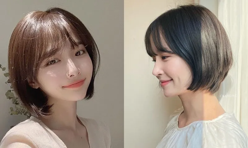 Ép cúp đuôi tóc tạo nên nét tự nhiên và mềm mại cho khuôn mặt