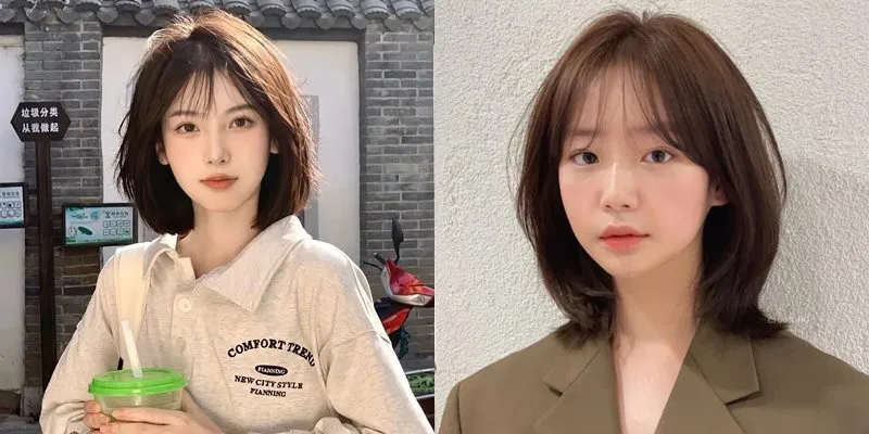 Layer bob kết hợp mái thưa mang lại vẻ độc đáo, cá tính nhưng vẫn xinh xắn