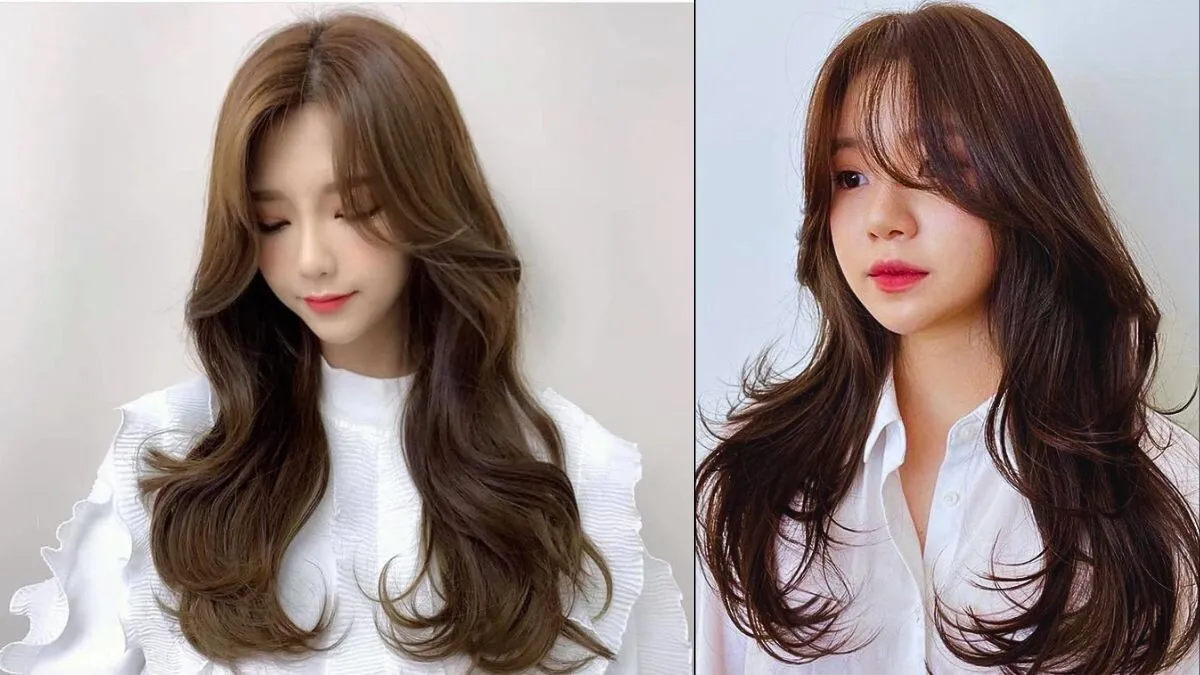 Tạo kiểu tóc dài uốn lọn sóng nhẹ nhàng quyến rũ cho nữ