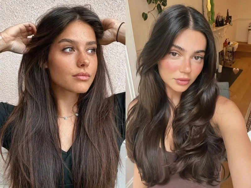 Sắc độ nhuộm tóc tông trầm, nâu đỏ quyến rũ cho người có làn da ngăm rám nắng