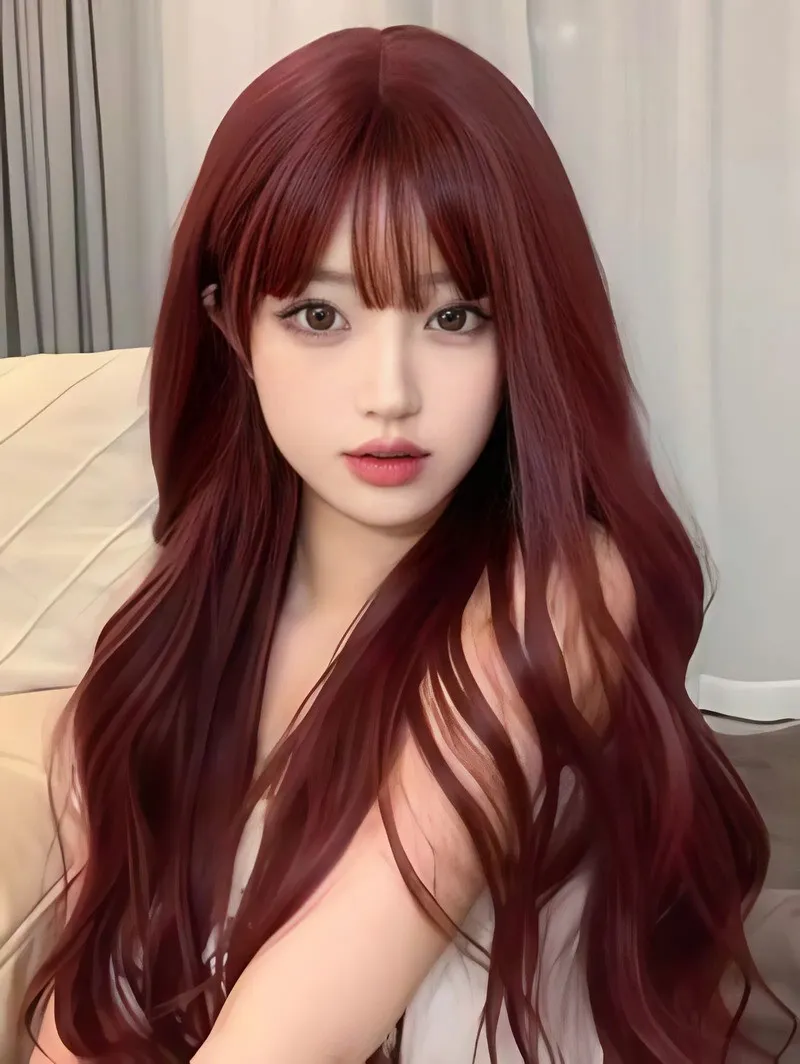 Màu đỏ rượu vang làm nổi bật làn da được nhiều chị em yêu thích