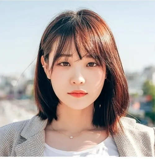 Màu tóc nhuộm nâu hạt dẻ sáng da, xu hướng Đông 2021