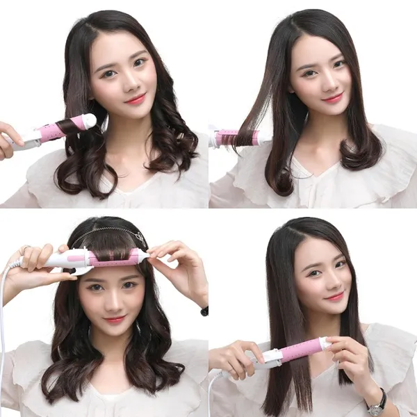 Máy uốn tóc lọn to giúp tạo kiểu tóc xoăn bồng bềnh, quyến rũ