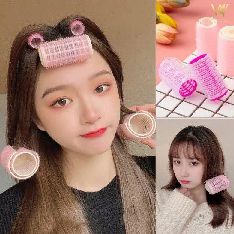 Sử dụng các phụ kiện như kẹp, lô cuốn hoặc băng đô lụa giúp cố định và giữ nếp tóc mái không bị cong khi hoạt động hoặc nghỉ ngơi