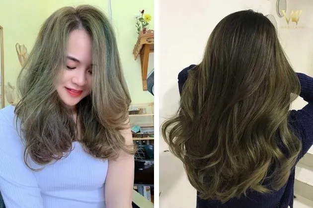 Nhuộm tóc màu nâu rêu: Khám phá phong cách mới với nhuộm tóc màu nâu rêu, tôn lên nét đẹp tự nhiên và nổi bật.