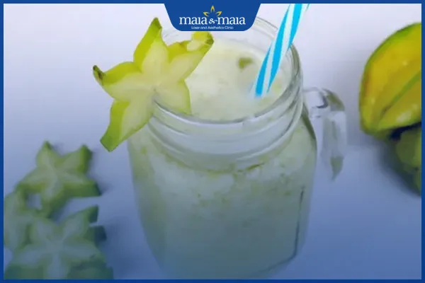 Sử dụng nước ép khế chua nguyên chất giúp làm sạch sâu da đầu và cân bằng độ pH