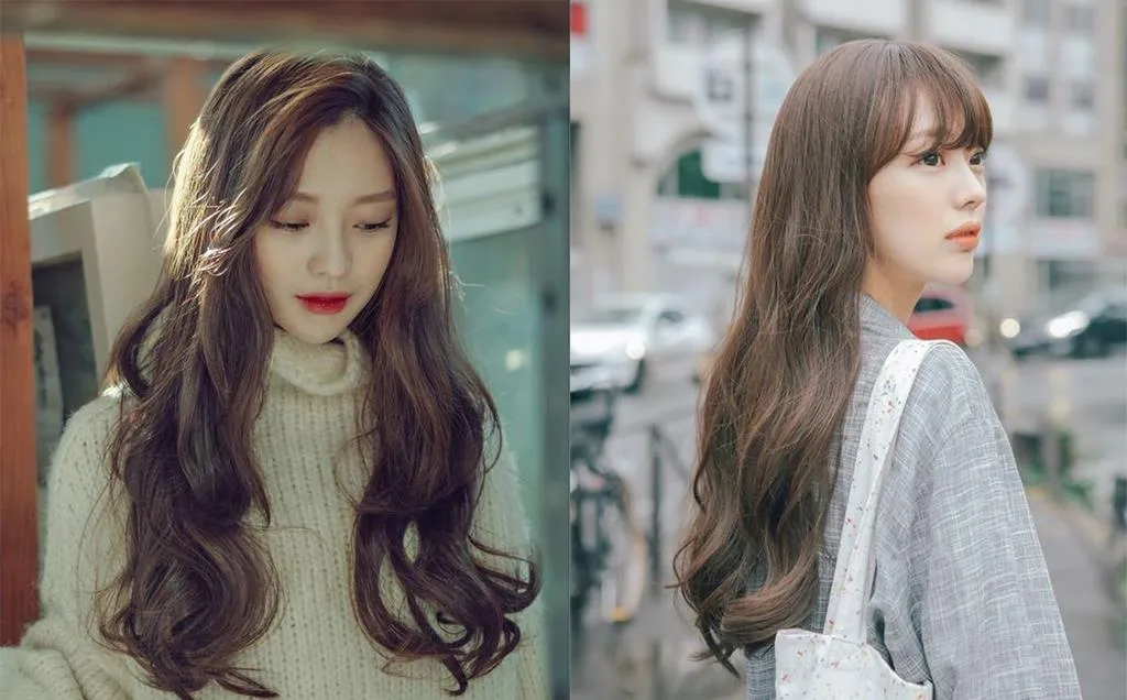 Kiểu tóc xoăn sóng lơi ngang lưng sẽ làm cho bạn tự tin thể hiện phong cách