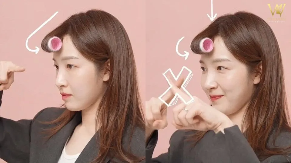 Cuốn tóc mái xinh như sao Hàn