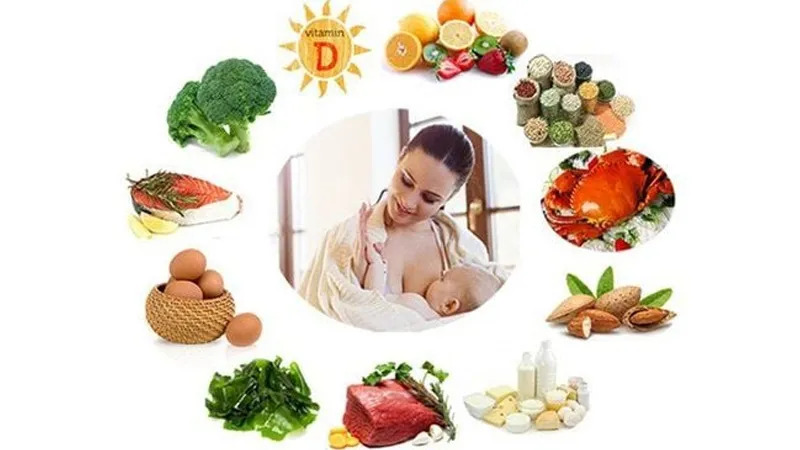 Chế độ ăn uống giàu protein, vitamin và khoáng chất cần thiết để phục hồi tóc sau sinh